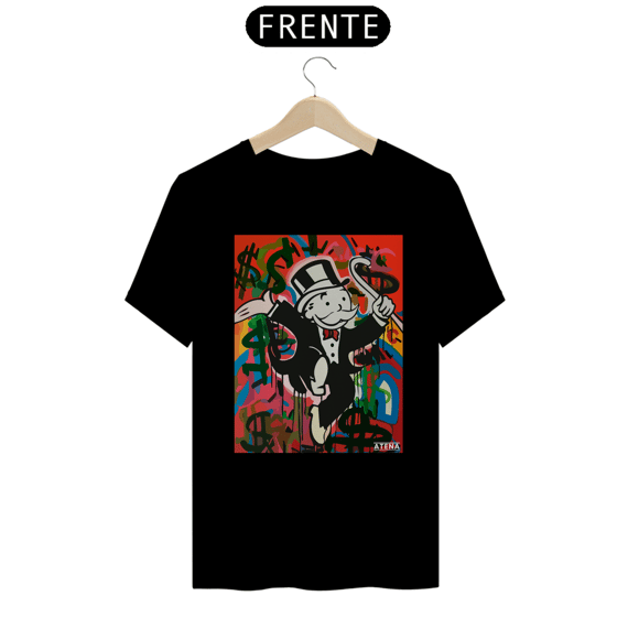 Camiseta Premium Unissex Monopoly $$$ - Atena™