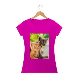 Nome do produto Camiseta Feminina Baby Cats - Atena™