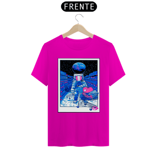 Nome do produto Camiseta Unissex Astronauta no Supermercado - Atena™