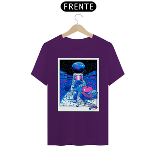 Nome do produto Camiseta Unissex Astronauta no Supermercado - Atena™