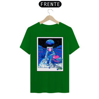 Nome do produto Camiseta Unissex Astronauta no Supermercado - Atena™