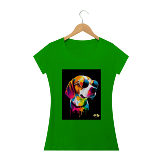 Nome do produto Camiseta Feminina Dog With Sunglasses - Atena™