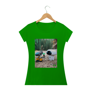 Nome do produto Camiseta Feminina Wall-E and Eva - Atena™