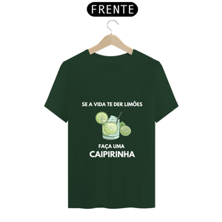 Nome do produto Camiseta Unissex Se a vida te der limões faça uma Caipirinha - Atena™