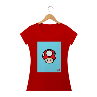 Nome do produto Camiseta Feminina Cogumelo Super Mario - Atena™