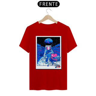 Nome do produto Camiseta Unissex Astronauta no Supermercado - Atena™