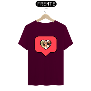 Nome do produto Camiseta Unissex Personalizada Curtida (1 Foto) - Atena™