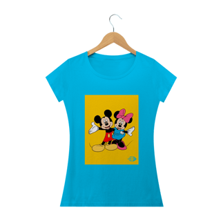 Nome do produto Camiseta Feminina Mickey e Minnie - Atena™