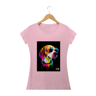 Nome do produto Camiseta Feminina Dog With Sunglasses - Atena™