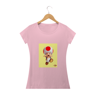Nome do produto Camiseta Feminina Baby Mushroom Super Mario - Atena™