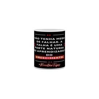Nome do produto Caneca Tips motivacionais