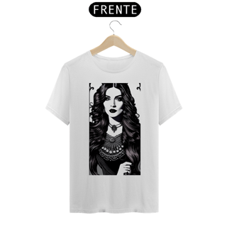 Nome do produto Reflexos da Lua: Camisa Gótica Atemporal