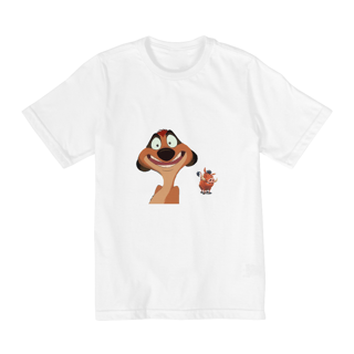 Blusa Infantil - Timão e Pumba