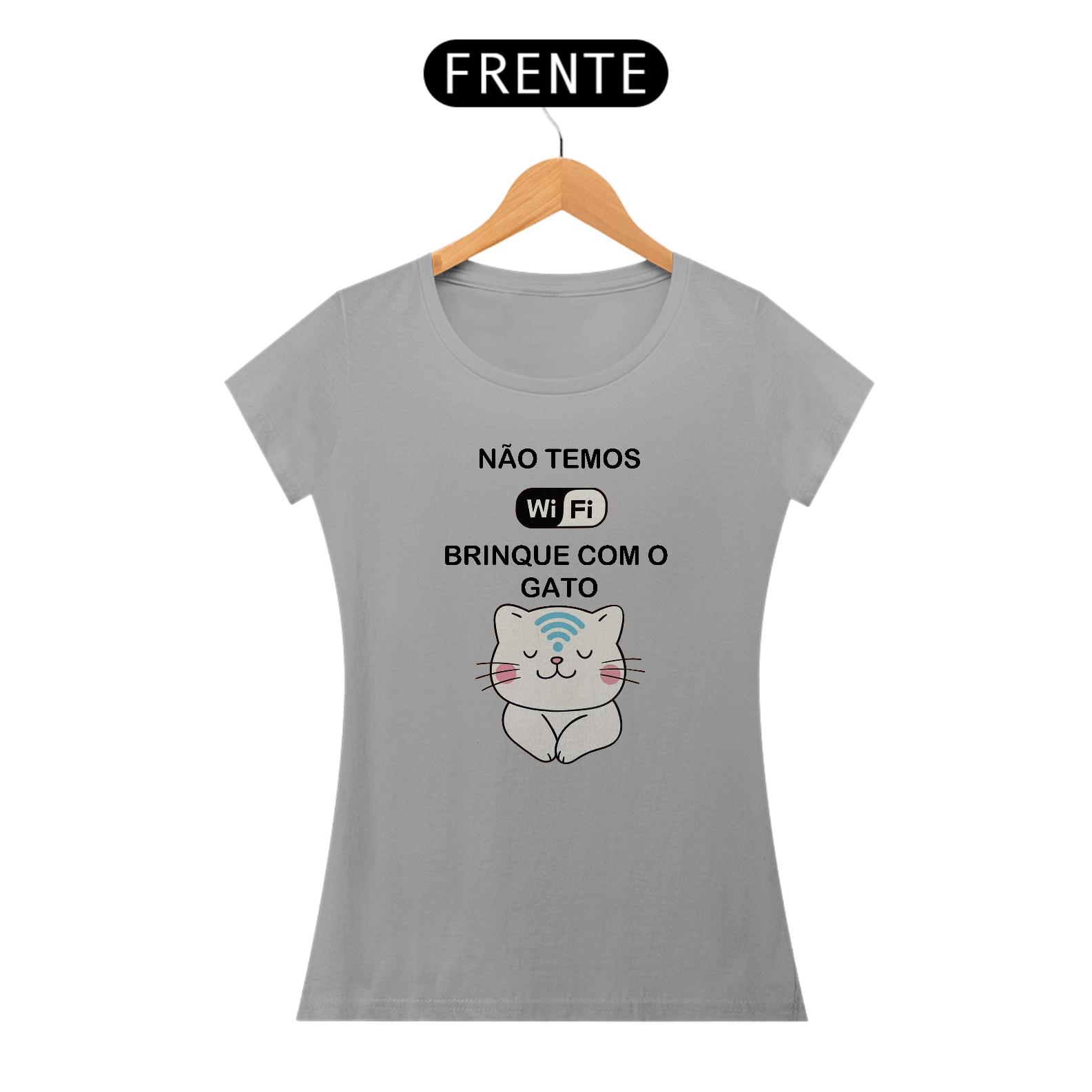 Blusa Feminina - Brinque com o gato