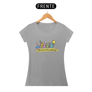 Blusa Feminina - Feliz Aniversário