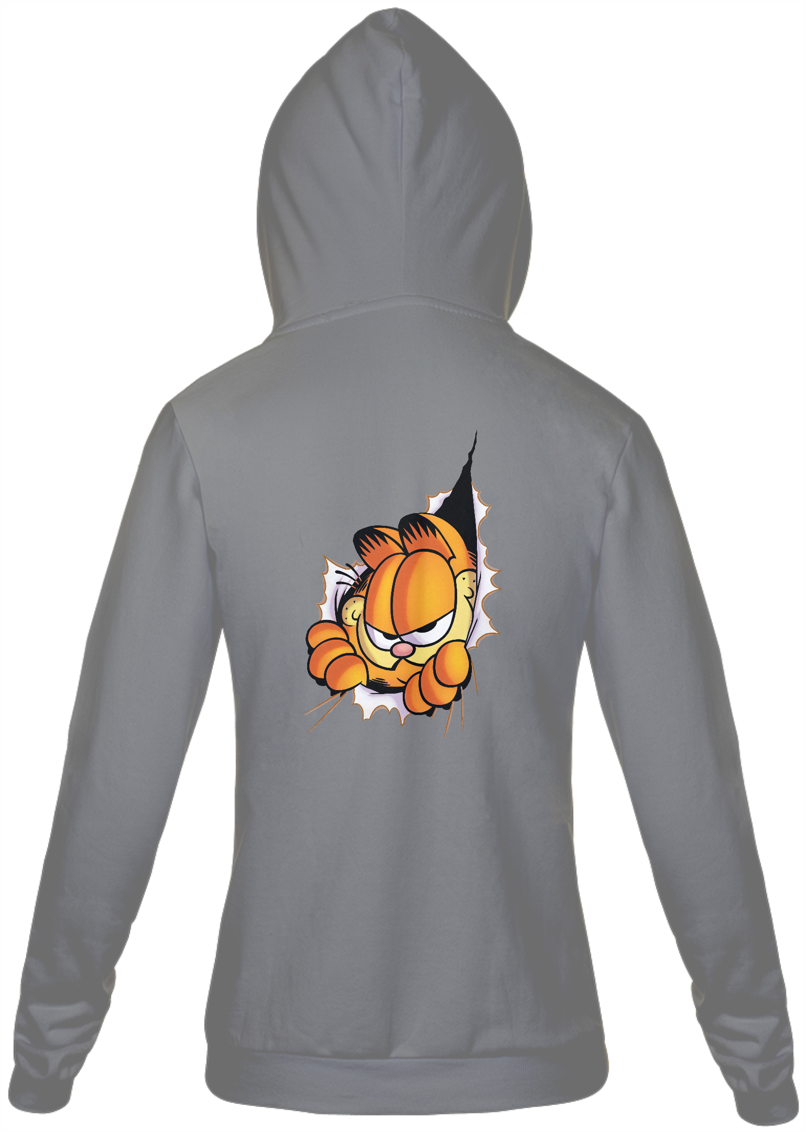 Moletom c Zíper - Garfield