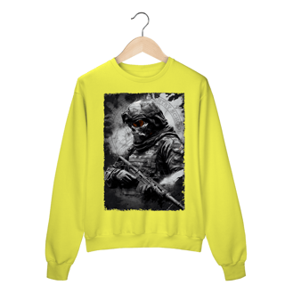 Nome do produto Moletom Blusão Skull Warrior Feminino (frente)