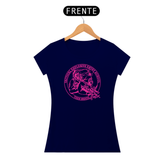 Nome do produto Baby Long TEES logo frontal (rosa)