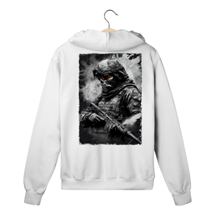 Nome do produto Moletom de ziper Skull Warrior (somente verso)