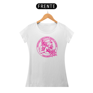 Nome do produto Baby Long TEES logo frontal (rosa)