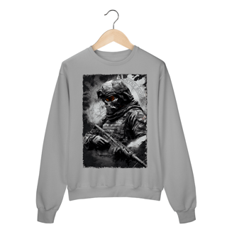Nome do produto Moletom Blusão Skull Warrior (frente)