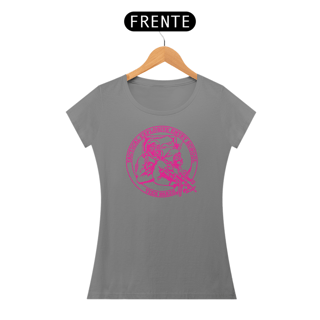 Nome do produto Baby Long TEES logo frontal (rosa)
