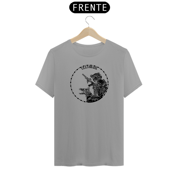 K9 Skull Tees Brazil (cinza mescla ou branca/preto)