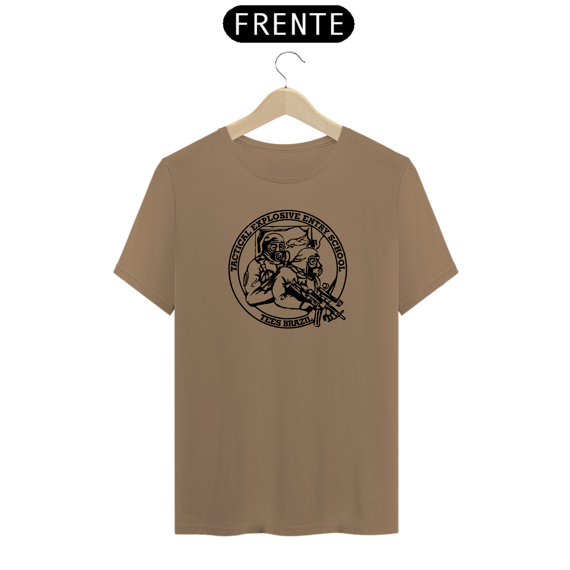 Camiseta TEES (Verde oliva, Marrom e Marfim)