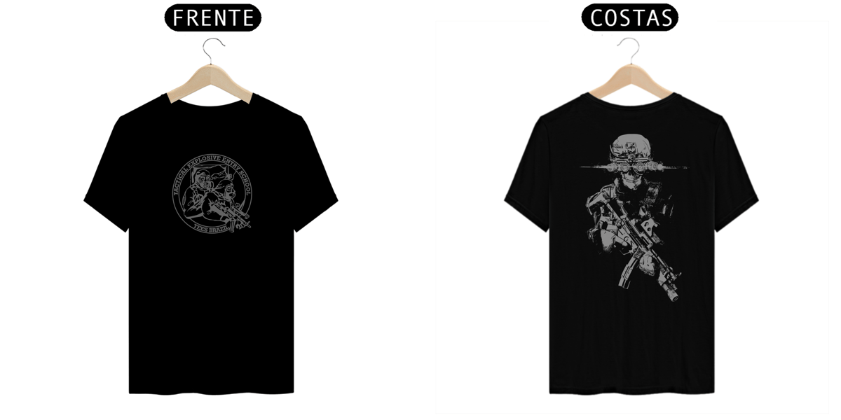 Nome do produto: camiseta Night Vision Skull TEES (frente e verso)