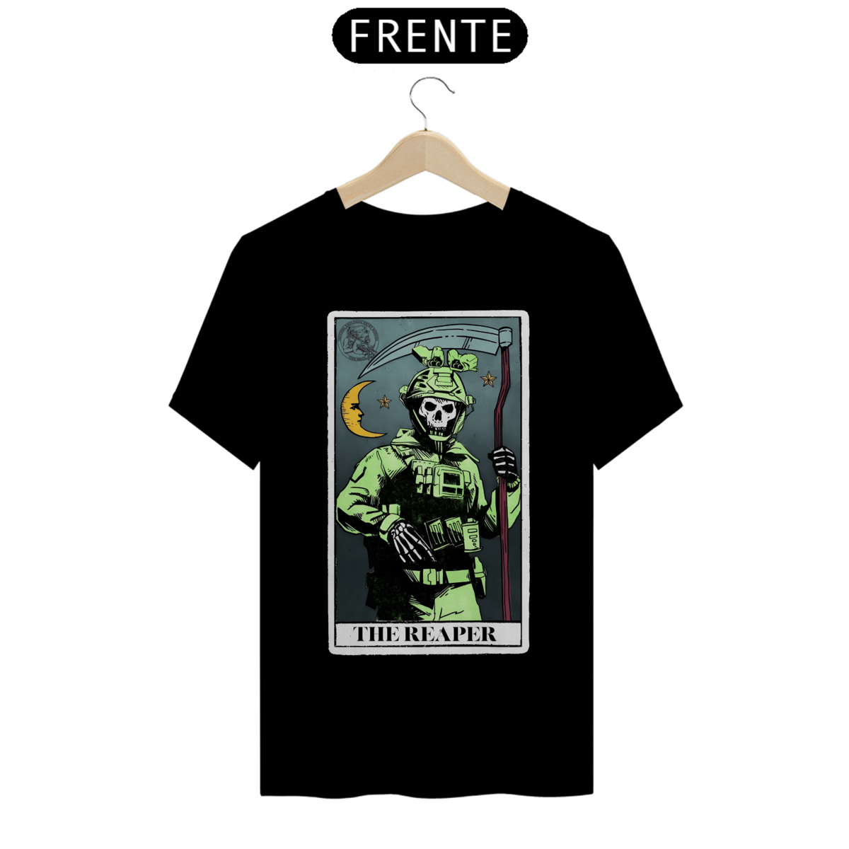 Nome do produto: The Reaper Carta (preto/cinza mescla/branco)