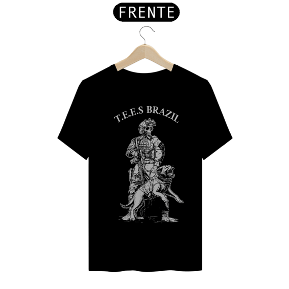 Canine TEES (Cinza/Preto)