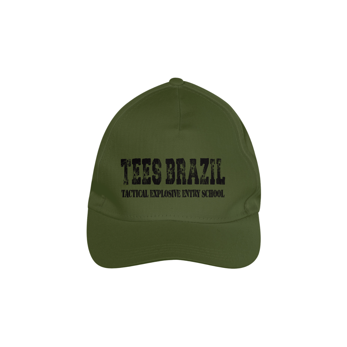 Nome do produto: Boné Premium TEES BRAZIL (full tecido, Verde Tatico)