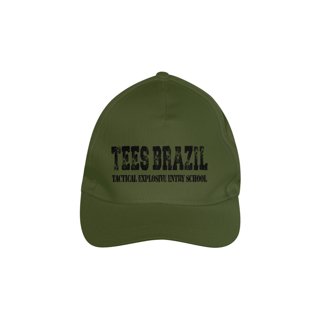 Boné Premium TEES BRAZIL (full tecido, Verde Tatico)