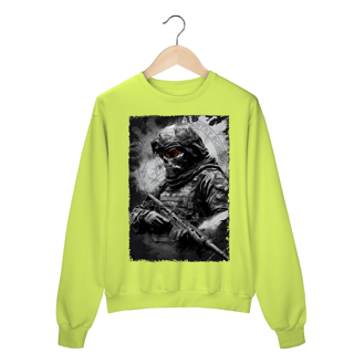Nome do produto Moletom Blusão Skull Warrior Feminino (frente)