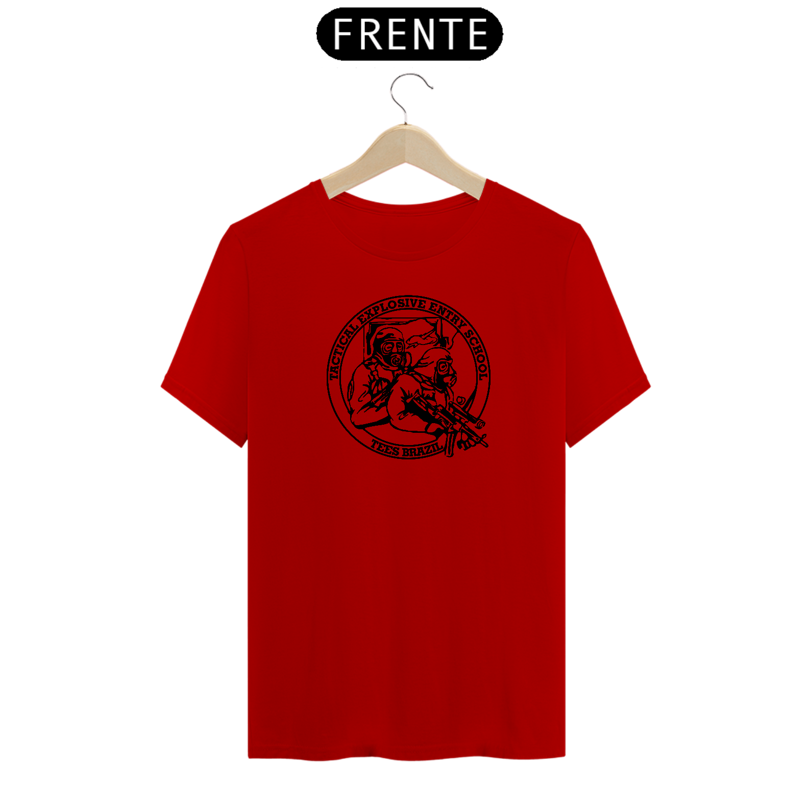 Camiseta TEES Frontal (Vermelha)