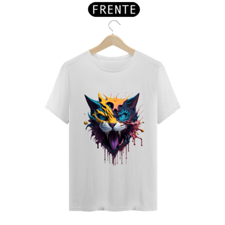 Camiseta Colorful Cat