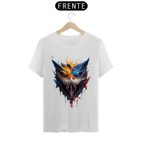 Camiseta Colorful Fishhead