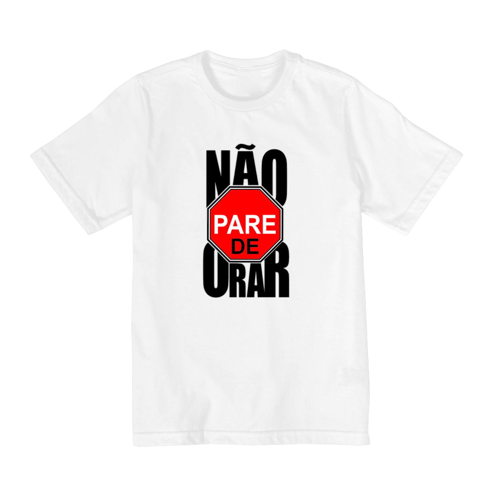 Camiseta infantil cristã 