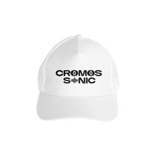 Nome do produto Boné Cromossonic - Logo preto