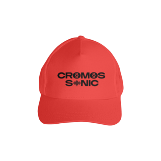 Nome do produto Boné Cromossonic - Logo preto