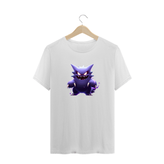 Nome do produto Camiseta edição especial pokémon GENGAR IA (PLUZ SIZE)