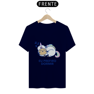 Nome do produto Camiseta Meownicorn Zzz PT-BR