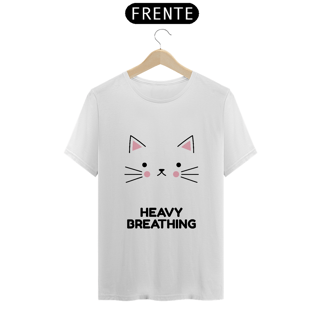 Nome do produto Camiseta Cat Heavy Breathing