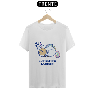 Nome do produto Camiseta Meownicorn Zzz PT-BR