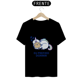 Nome do produto Camiseta Meownicorn Zzz PT-BR