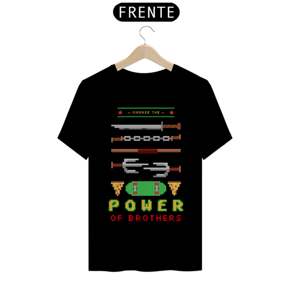 Camiseta Tartarugas Ninjas 8BITS