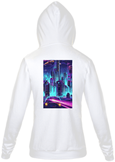 Nome do produto Moletom Zíper City Futurista