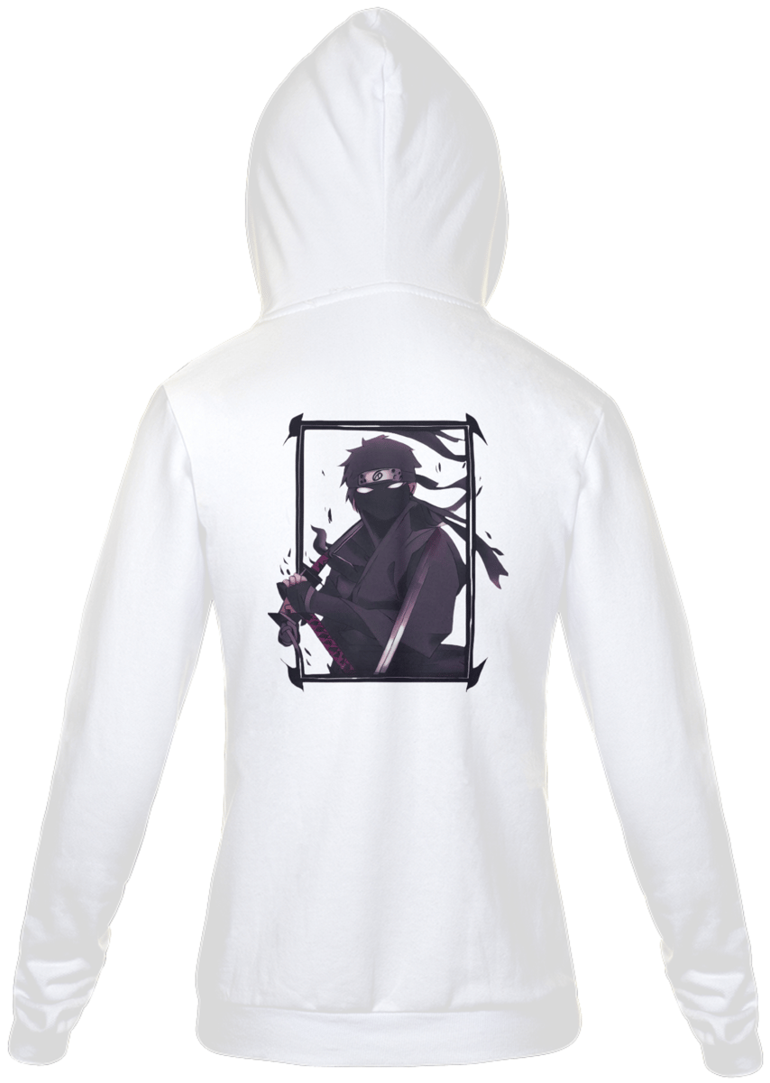 Nome do produto: Moletom Ziper Ninja Dark