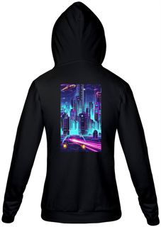 Nome do produto Moletom Zíper City Futurista