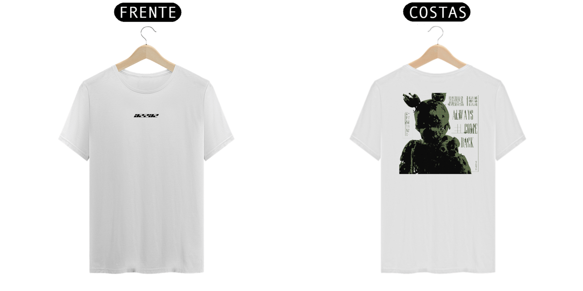Nome do produto: Camiseta | Springtrap - \'\' I ALWAYS COME BACK\'\'